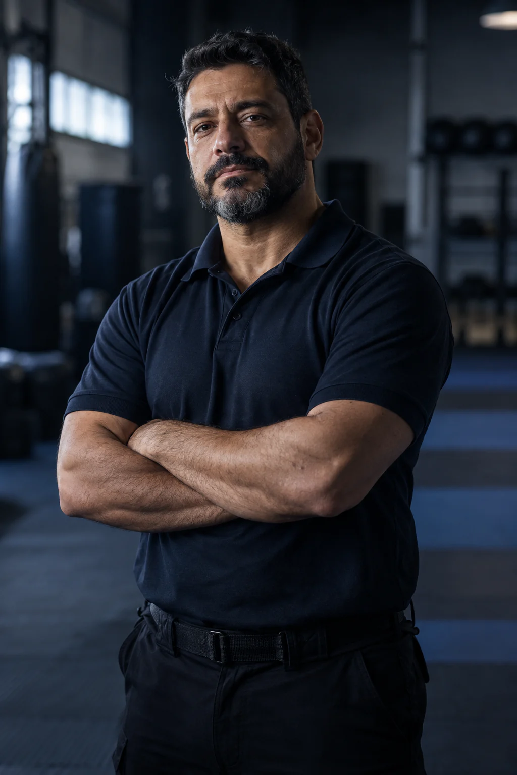 Instrutor de segurança com formação de elite